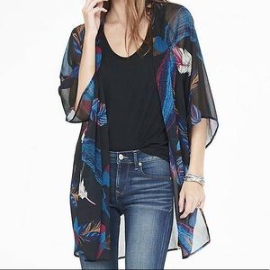Express Feather Design Kimono